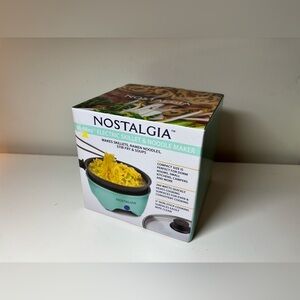 Nostalgia Blue MyMini Electric Skillet and Noodle Maker